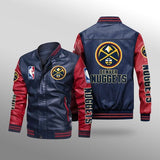 Denver Nuggets Leather Jacket