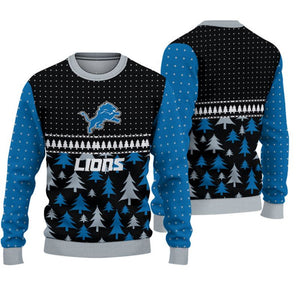 Detroit Lions Christmas Sweatshirt 3D