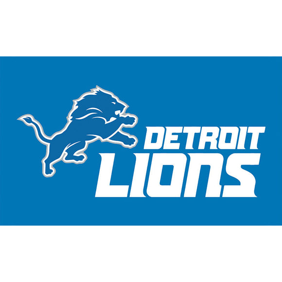 Up To 25% OFF Detroit Lions Flags 3' x 5' For Sale
