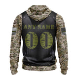 15% OFF Cheap Detroit Lions Hoodie Camo Custom Name & Number