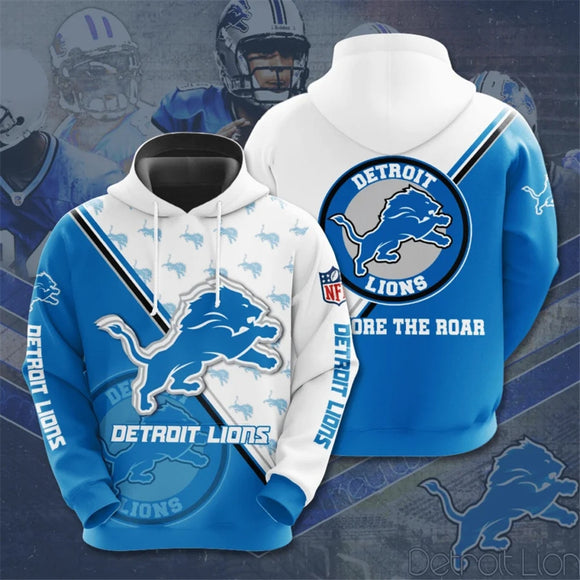 20% OFF Detroit Lions Hoodie Seal Motifs - Only Today