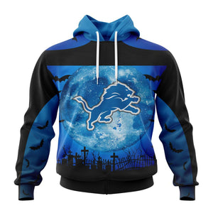 15% OFF Cheap Detroit Lions Hoodies Halloween Custom Name & Number