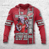 20% SALE OFF Detroit Red Wings Hoodies Cheap I'm Retired