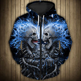 Electric New England Patriots Skull Hoodies - Halloween Hoodie