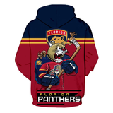 Florida Panthers Hoodie Mascot 3D Printed
