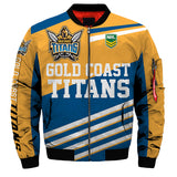 Gold Coast Titans Jacket 3D Full-zip Jackets