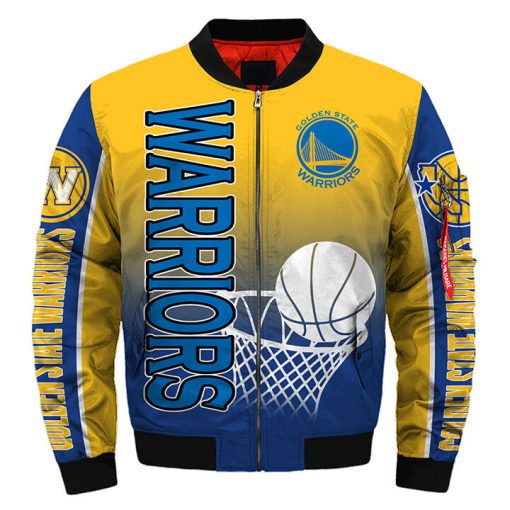 Golden State Warriors Bomber Jacket 3D Full Print