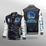 Golden State Warriors Leather Jacket