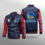 Golden State Warriors Leather Jacket