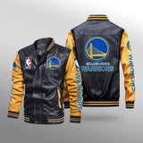 Golden State Warriors Leather Jacket