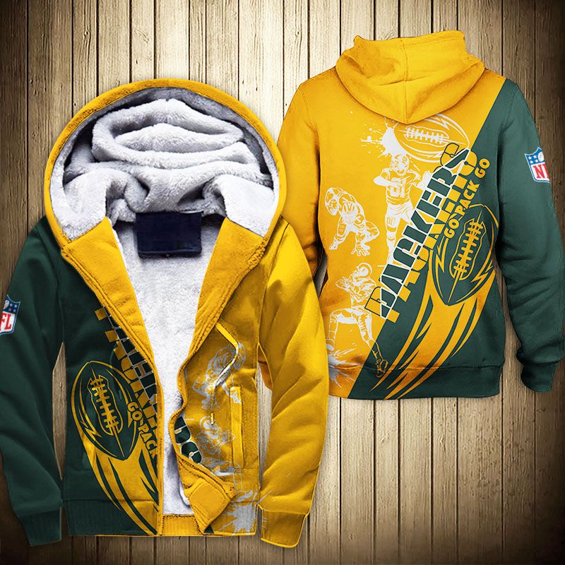 20% OFF Green Bay Packers Fleece Jacket Graphic Cartoon Athlete Ball Star –  4 Fan Shop