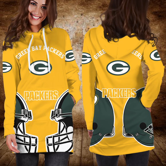 Green Bay Packers Hoodie Dress