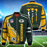 20% OFF Green Bay Packers Jackets Mens Monter Energy Custom Name