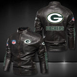Green Bay Packers Leather Jacket Winter Coat