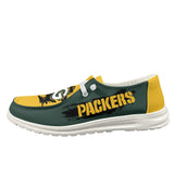 20% OFF Green Bay Packers Moccasin Slippers - Hey Dude Shoes Style