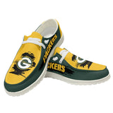 20% OFF Green Bay Packers Moccasin Slippers - Hey Dude Shoes Style