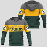 Green Bay Packers Zip Up Hoodies Extreme Pullover Hoodie 3D