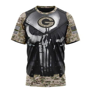 17% OFF Cheap Green Bay Packers t-shirt Camo Custom Name & Number