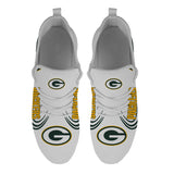 Green Bay Packers Sneakers Big Logo Yeezy Shoes