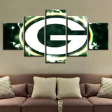 Green Bay Packers Wall Art Cheap For Living Room Wall Decor