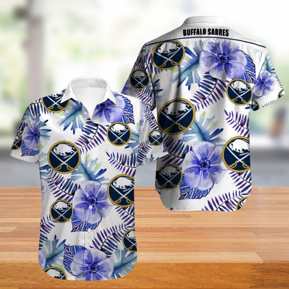 Hot Buffalo Sabres Hawaiian Shirt Big Floral Button Up