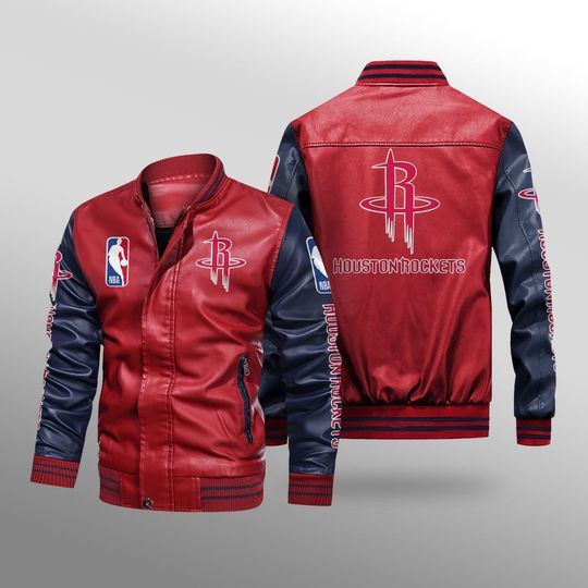 Houston Rockets Leather Jacket