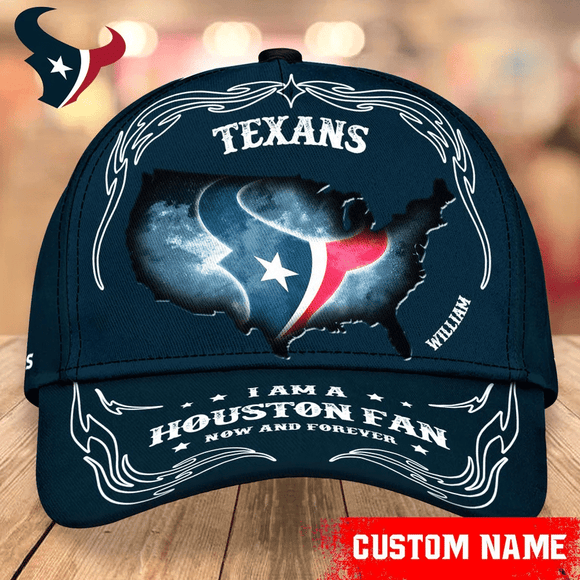 Lowest Price Houston Texans Baseball Caps Custom Name