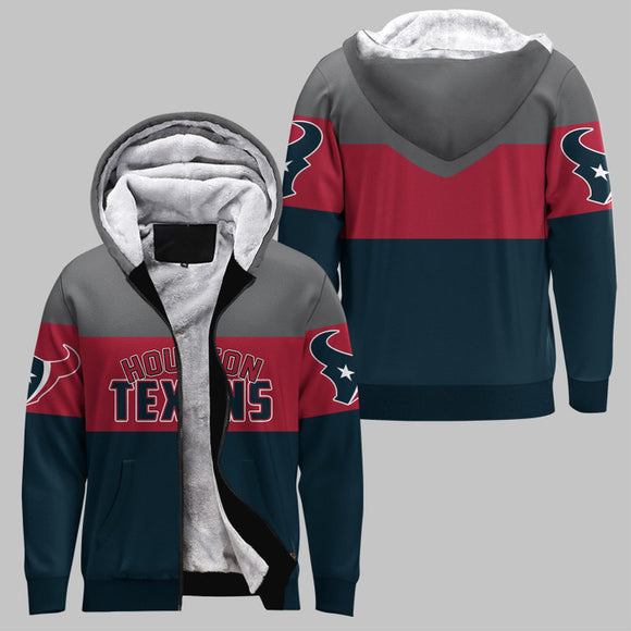 20% OFF Houston Texans Extreme Fleece Jacket 3D