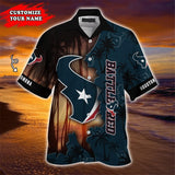 Houston Texans Hawaiian Shirt Customize Your Name