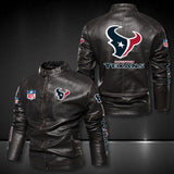 Houston Texans Leather Jacket Winter Coat