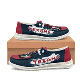 20% OFF Houston Texans Moccasin Slippers - Hey Dude Shoes Style