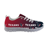 Houston Texans Sneakers Repeat Print Logo Low Top Shoes