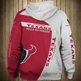 Houston Texans Pullover Hoodie 3D Bulls On Parade