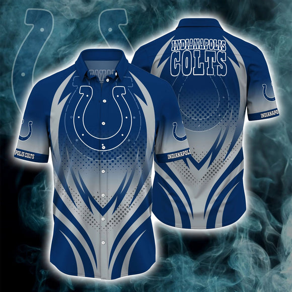 Indianapolis Colts Button Down Shirt 3D Print H04FS