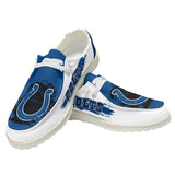 20% OFF Indianapolis Colts Moccasin Slippers - Hey Dude Shoes Style