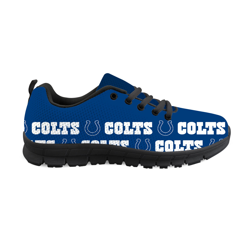 15% SALE OFF Indianapolis Colts Sneakers Repeat Print Logo Low Top Shoes –  4 Fan Shop