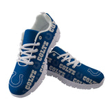 Indianapolis Colts Sneakers Repeat Print Logo Low Top Shoes