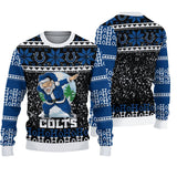 Indianapolis Colts Sweatshirt Santa Claus Ho Ho Ho