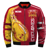 20% OFF Men's Iowa State Cyclones Jacket 3D Printed Plus Size 4XL 5XL