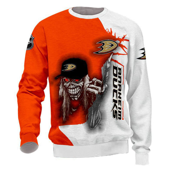15% OFF Iron Maiden Anaheim Ducks Sweatshirt For Halloween