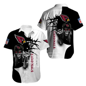 Iron Maiden Arizona Cardinals Shirts Mens Button Up