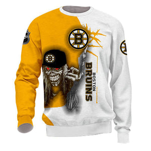 15% OFF Iron Maiden Boston Bruins Sweatshirt For Halloween