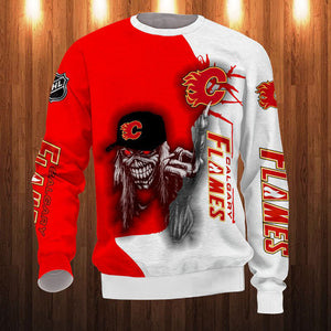 15% OFF Iron Maiden Calgary Flames Sweatshirt For Halloween
