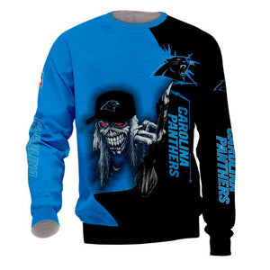 Iron Maiden Carolina Panthers Sweatshirt