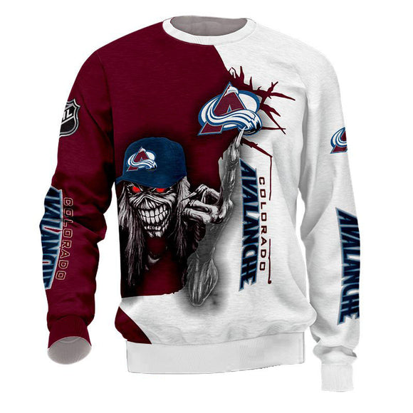 15% OFF Iron Maiden Colorado Avalanche Sweatshirt For Halloween