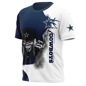 Iron Maiden Dallas Cowboys T shirt For Men