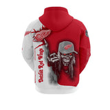 20% OFF Iron Maiden Detroit Red Wings Zip Up Hoodies Pullover Hoodies
