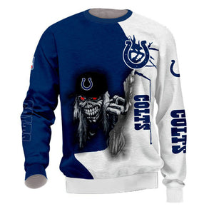Iron Maiden Indianapolis Colts Sweatshirt For Halloween