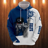 Iron Maiden Indianapolis Colts Zip Up Hoodies Pullover Hoodies