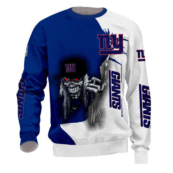 Iron Maiden New York Giants Sweatshirt For Halloween
